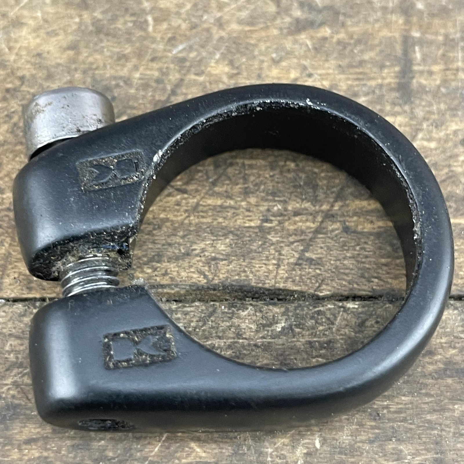 VIntage Kona Seatpost Clamp 29.8mm 30mm Black Bolt-On Single Bolt 90s MTB