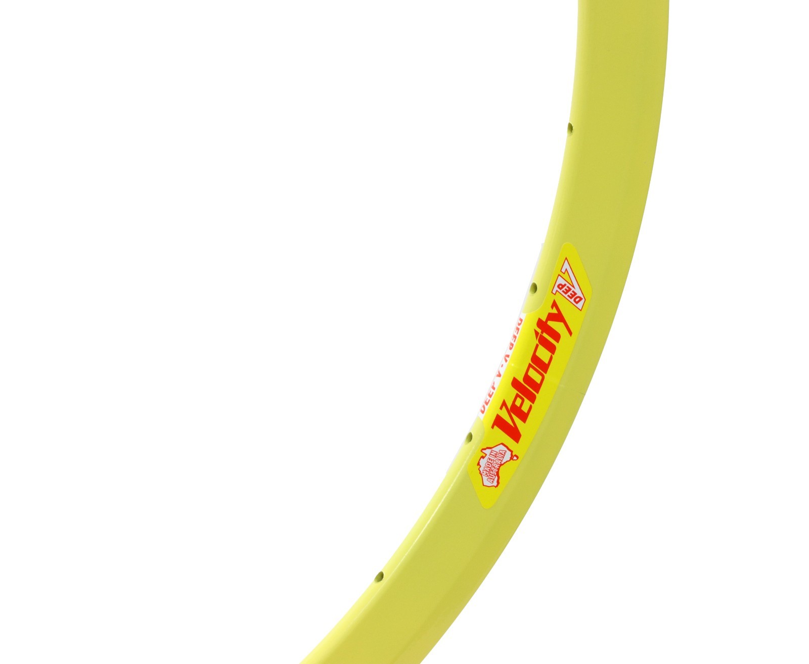Velocity Deep V Alloy Rim 700c 32H Yellow NMSW Australia Road Bike NEW NOS