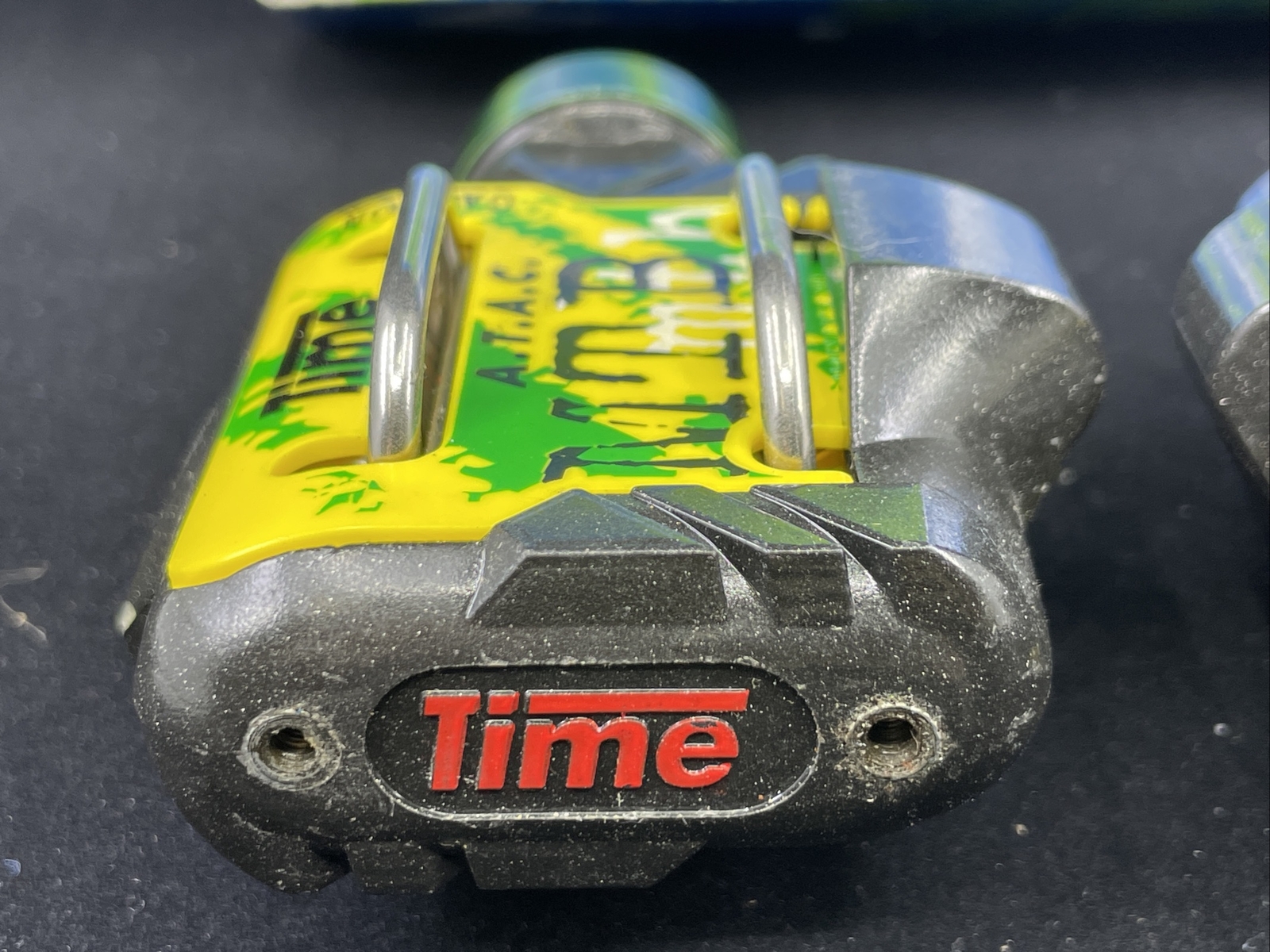 RARE NOS TIME for BIANCHI Limited Edition GREEN ATAC Off-Road Pedals MTB CX