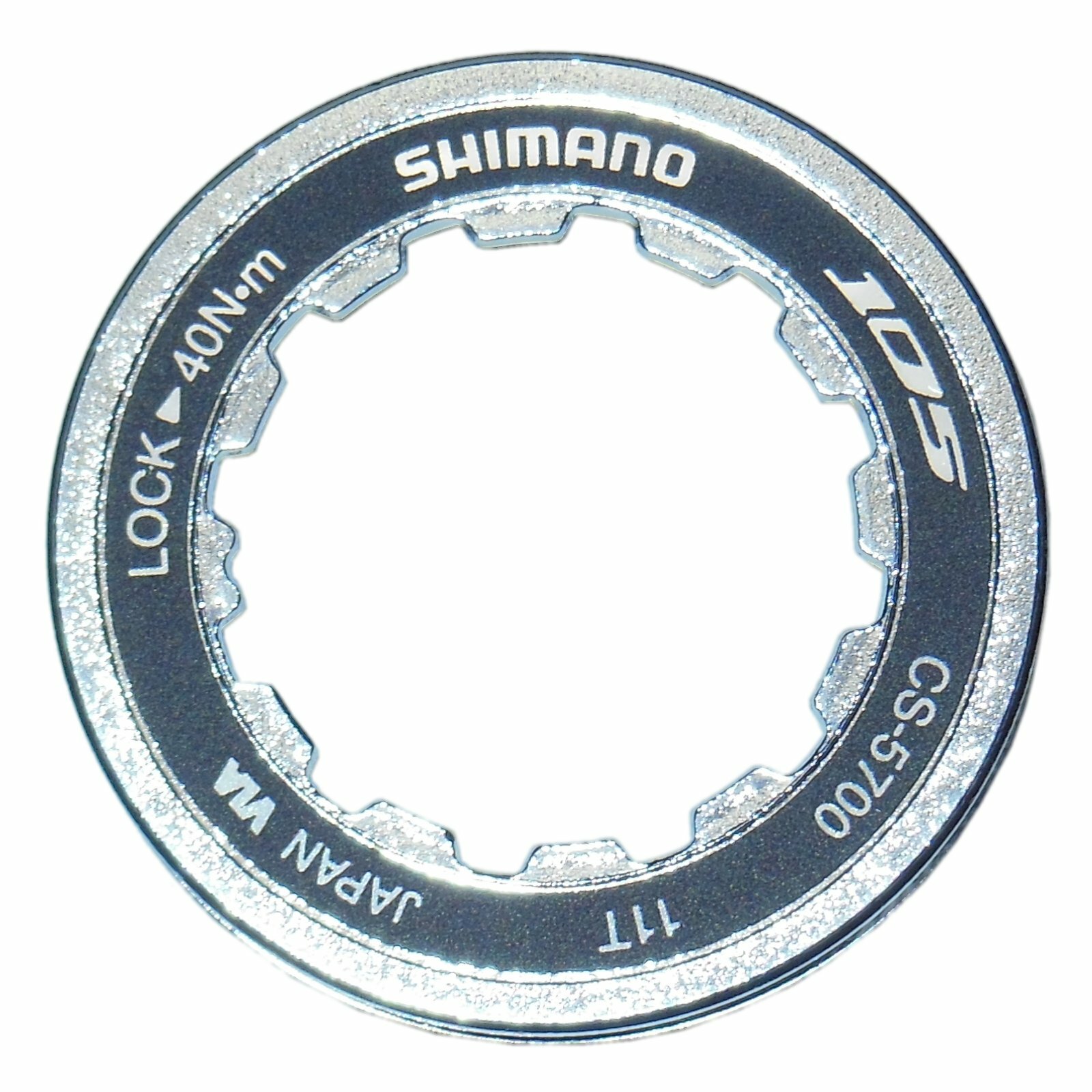 Shimano 105 CS5700 11T Lockring for Freehub/Cassette Steel 40Nm lock ring washer