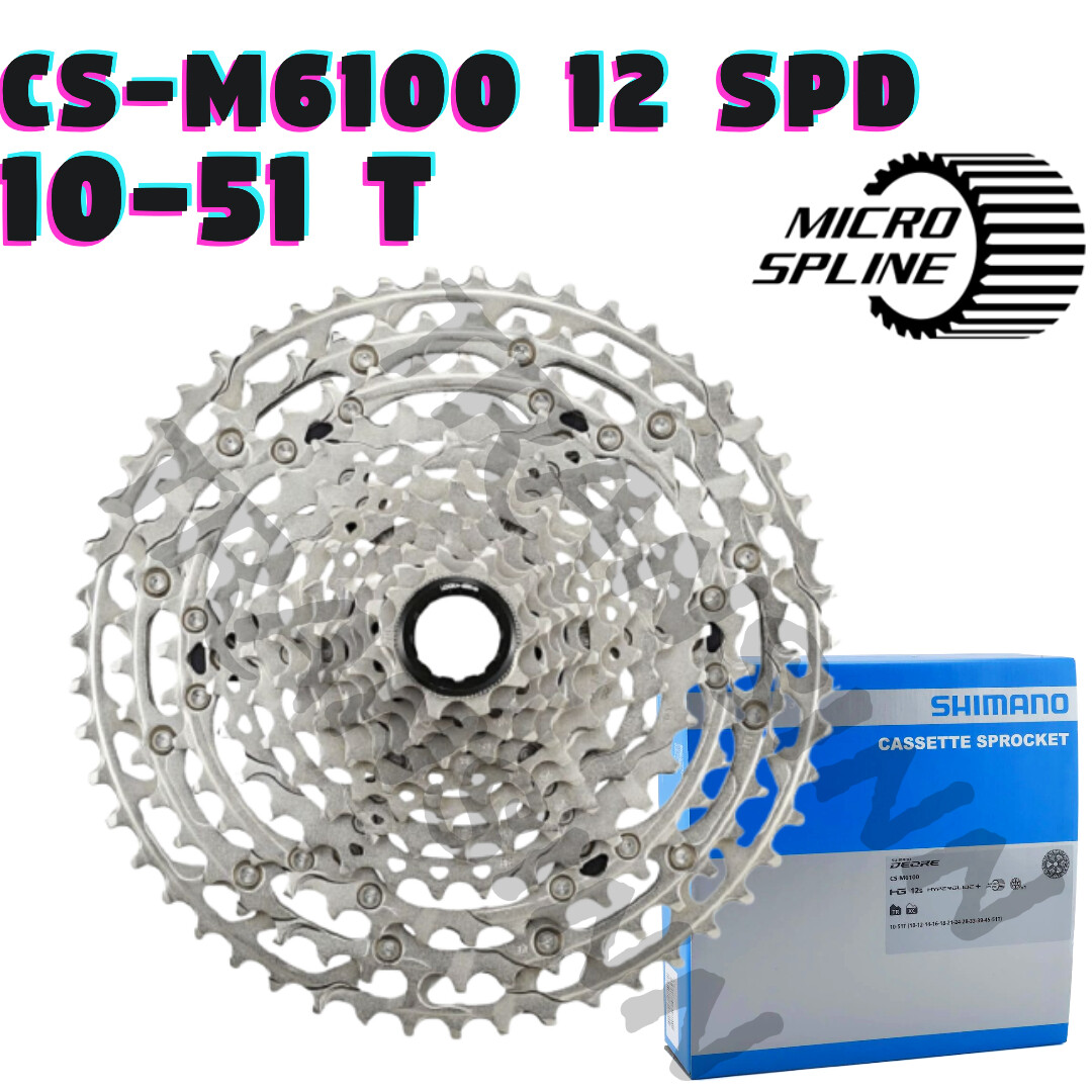 Shimano Deore CS-M6100 12Spd Cassette 10-51T NIB