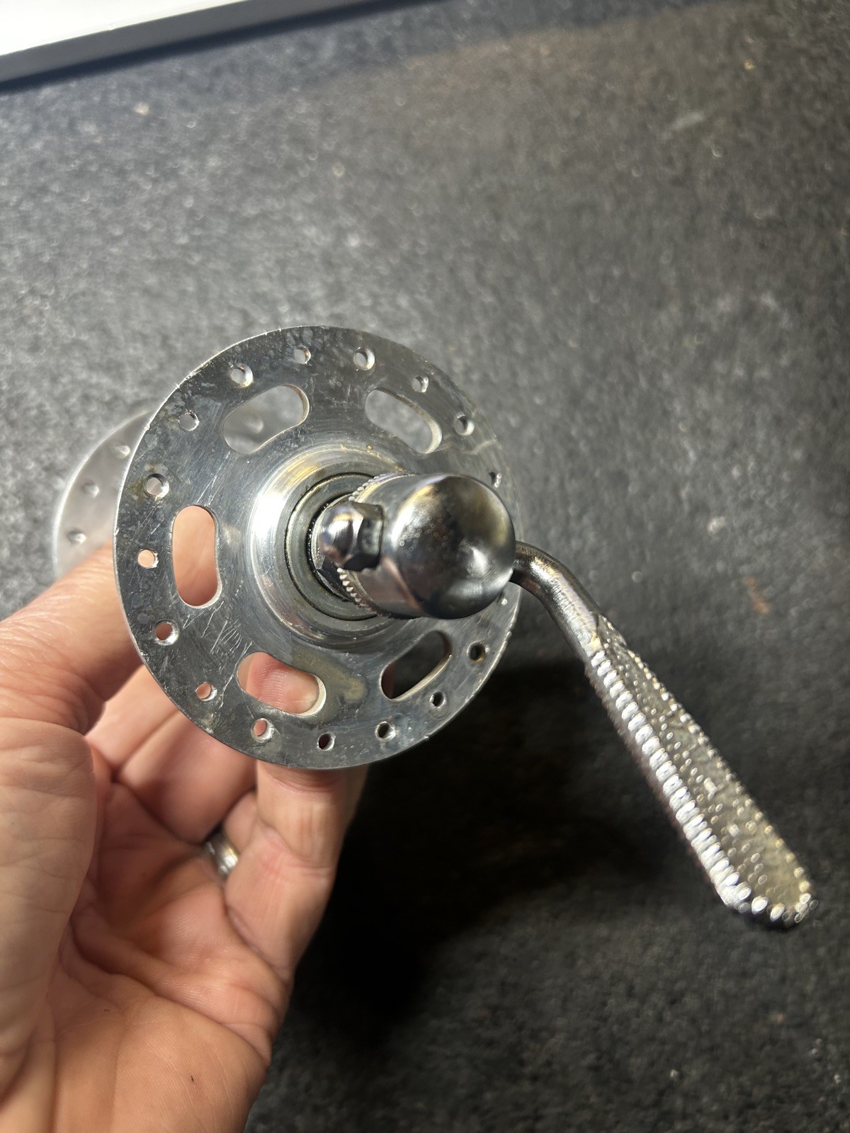 Normandy High Flange Hub Set 36 Hole, 96/120mm OLD, French Threaded