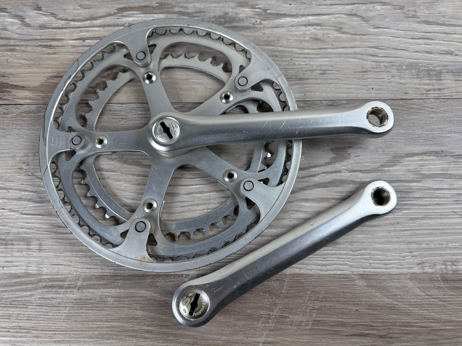 Vintage S France Crankset 170mm 52/42T Square Taper Made in France