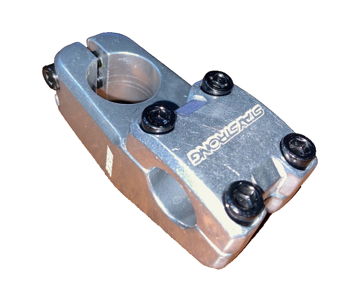 STAY STRONG AVENUE TOP LOAD BMX BICYCLE STEM 53mm SHADOW SUBROSA RANT GT SILVER