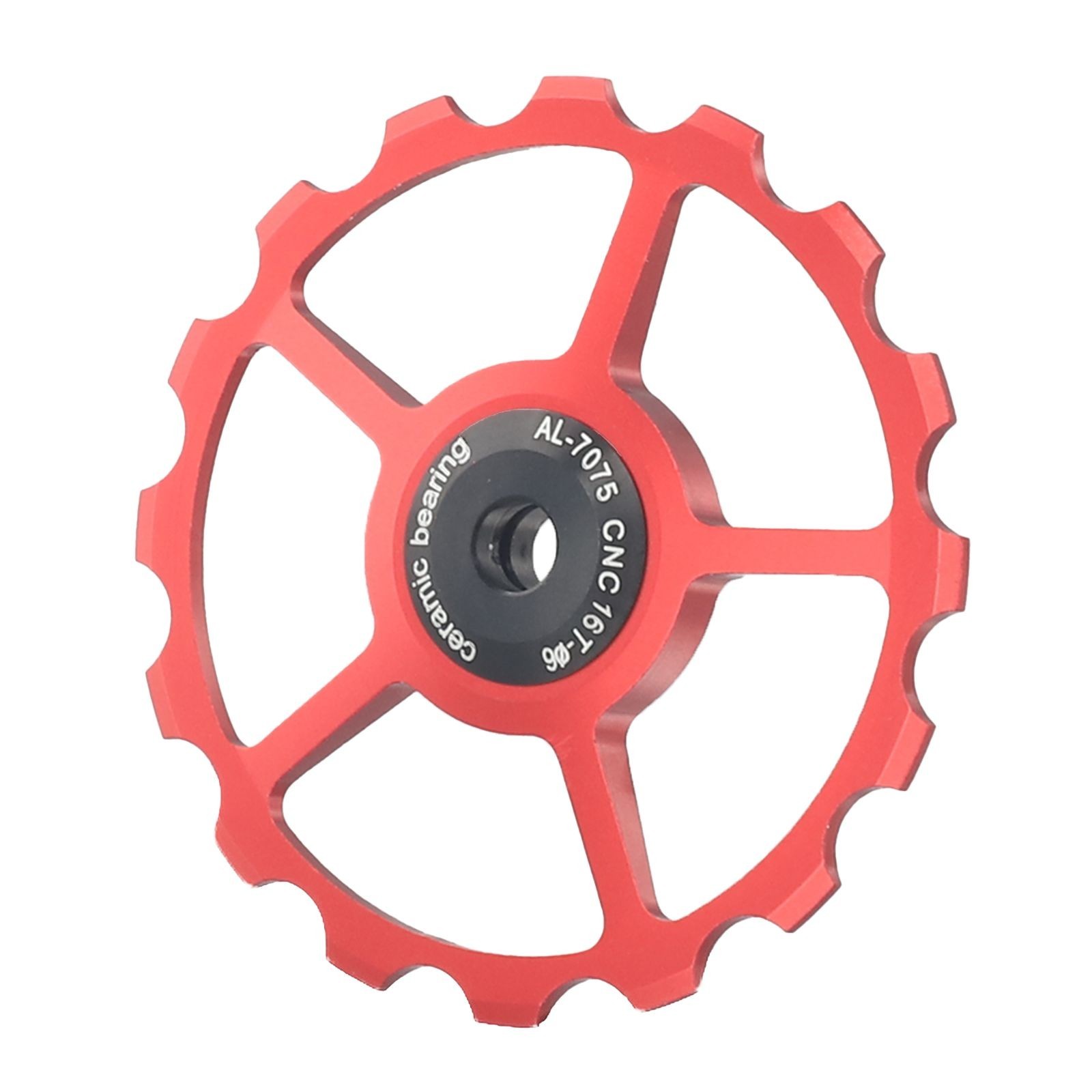 Pratical Rear Derailleur Pulley Aluminum Alloy Ceramics Sealed Steel Bearing