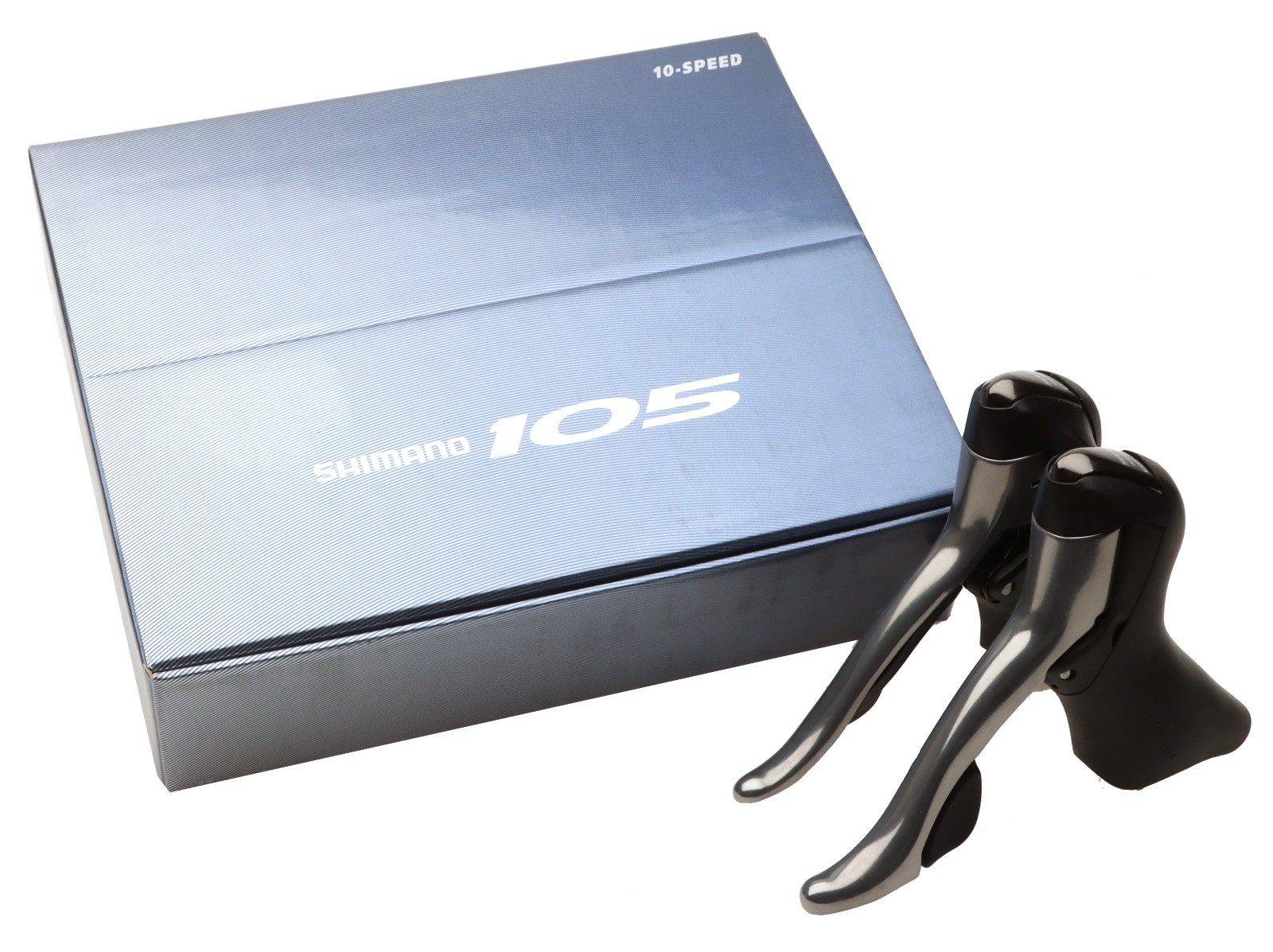 Shimano 105 ST-5600 SS1 Shift/Brake Lever Set STI 3/2×10 Silver NOS NEW