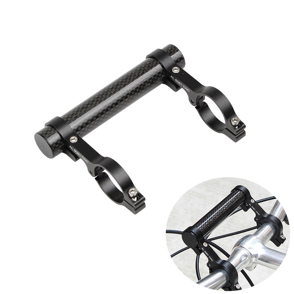 Mountain Bike Handlebars Extensions Extender Cycling Double Clamp
