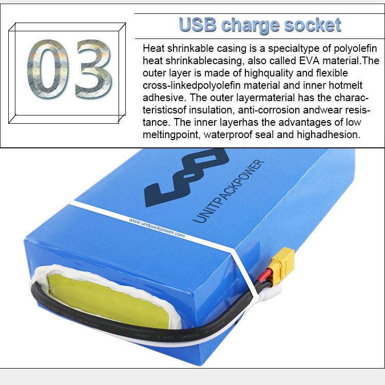UPP Ebike Battery 36V 48V 52V 72V 40Ah Lithium eBike Scooter Motorcycle Battery
