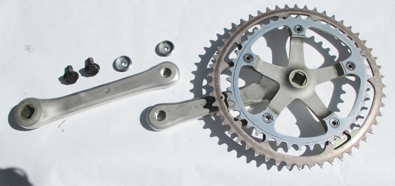 Components from Vintage Bridgestone Mile 112 Special Edition 6-Speed Road Bike