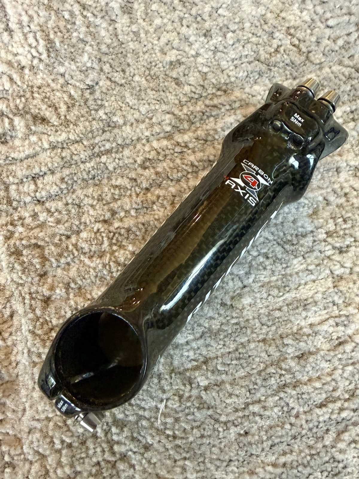 Ritchey WCS Axis 4 Carbon Bicycle Stem, 110mm, 6° Rise/Drop, Threadless, 121g