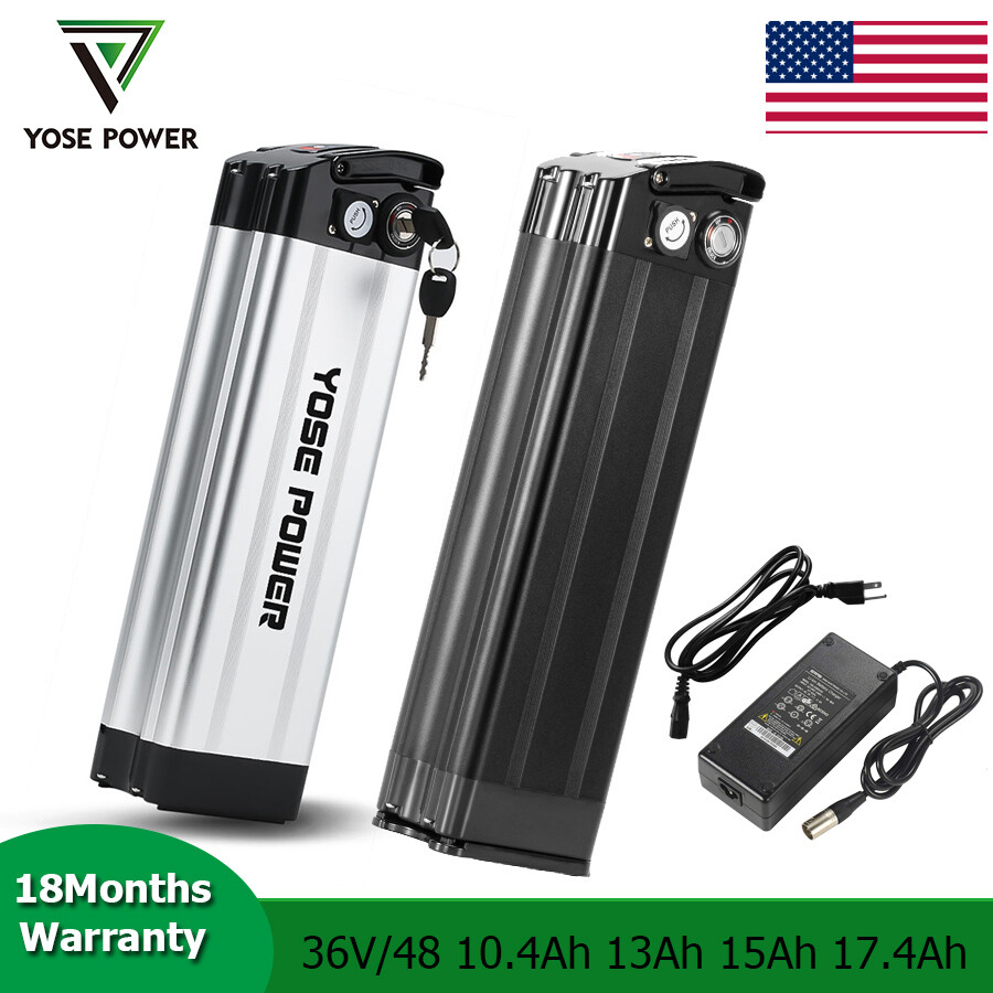 Silverfish Lithium Battery 36V 48V 10.4Ah 13Ah 15Ah 17.4Ah Ebike Battery Bicycle