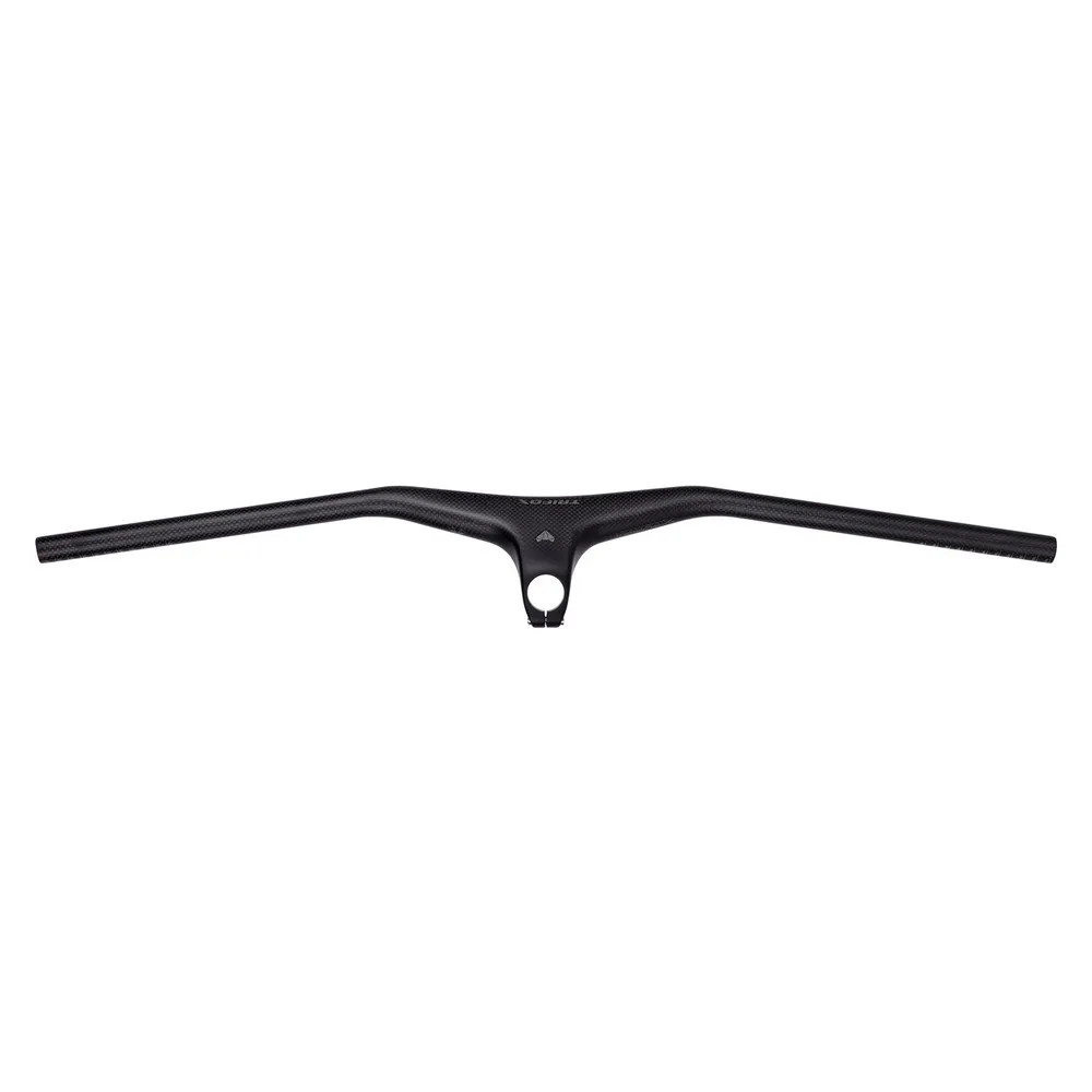 Angle-17° MTB Bicycle One-shaped Integrated Handlebar Stem 3K Matte 600-800mm