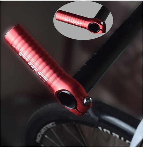 Handlebar Ends, 22.2 mm, Aluminum, Black, Mountain Bike, Road Bike, MTB, BMX