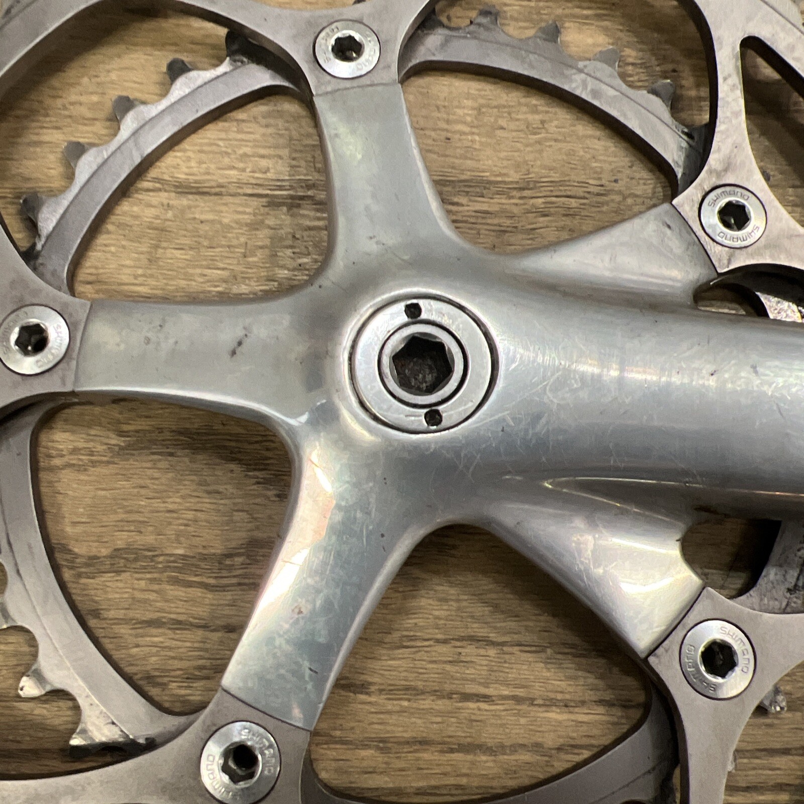 Shimano Dura Ace Crankset FC-7700 172.5mm 53/39 Double 130 BCD w/ BB-7700