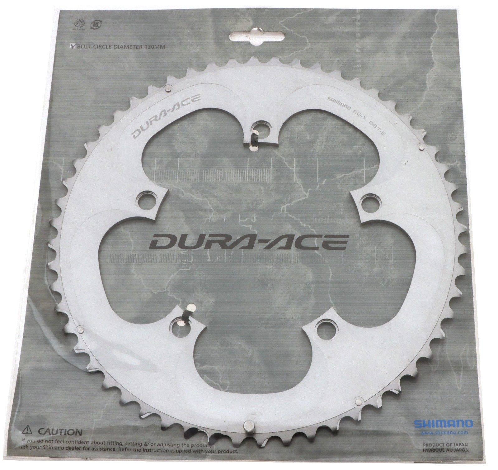 Shimano Dura-Ace FC-7800 Road Chainring 56T E SG-X 130 BCD 2X10 SPD 5 Bolt NOS