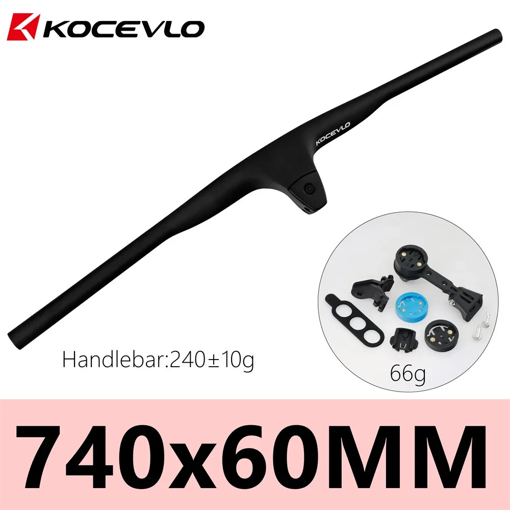 17° 50-90MM MTB Carbon Handlebar Efficient Integrated For MTB XC 740MM Riser Bar