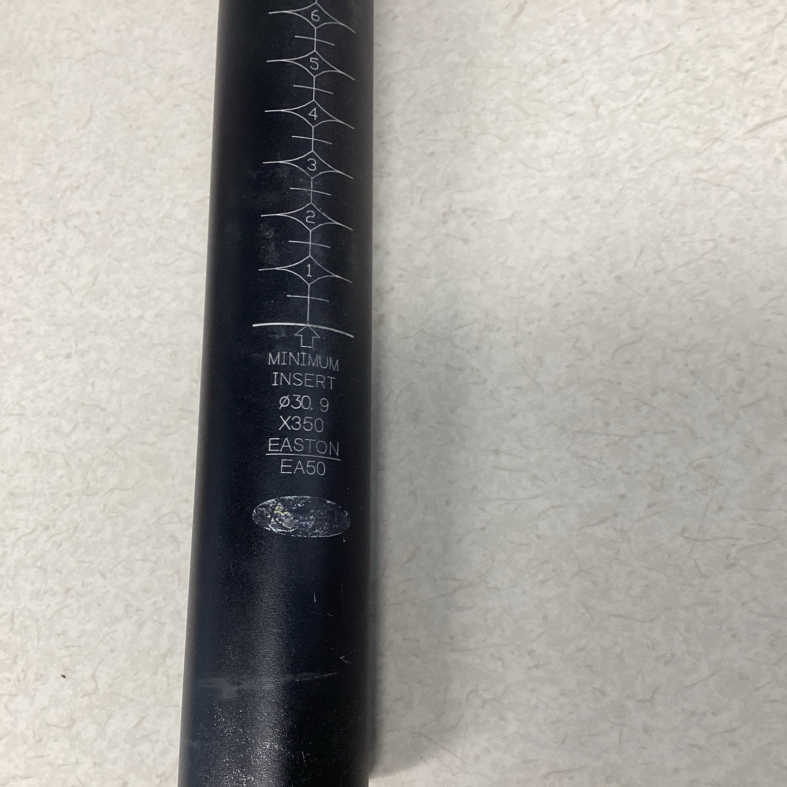 EASTON EA50 Seatpost 30.9mm 350mm 10mm Offset Black 90’s MTB