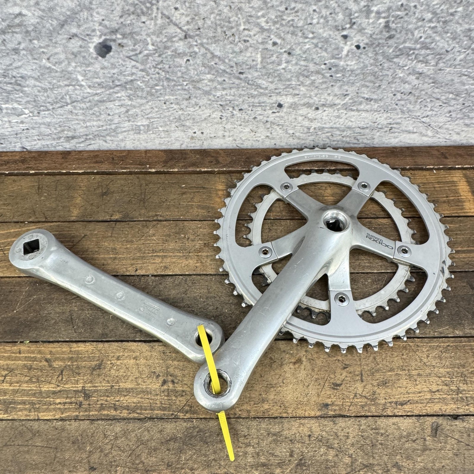 Vintage Shimano RX100 Crank Set FC-A550 170 Mm 53 39t Double 130 BCD Road Bike