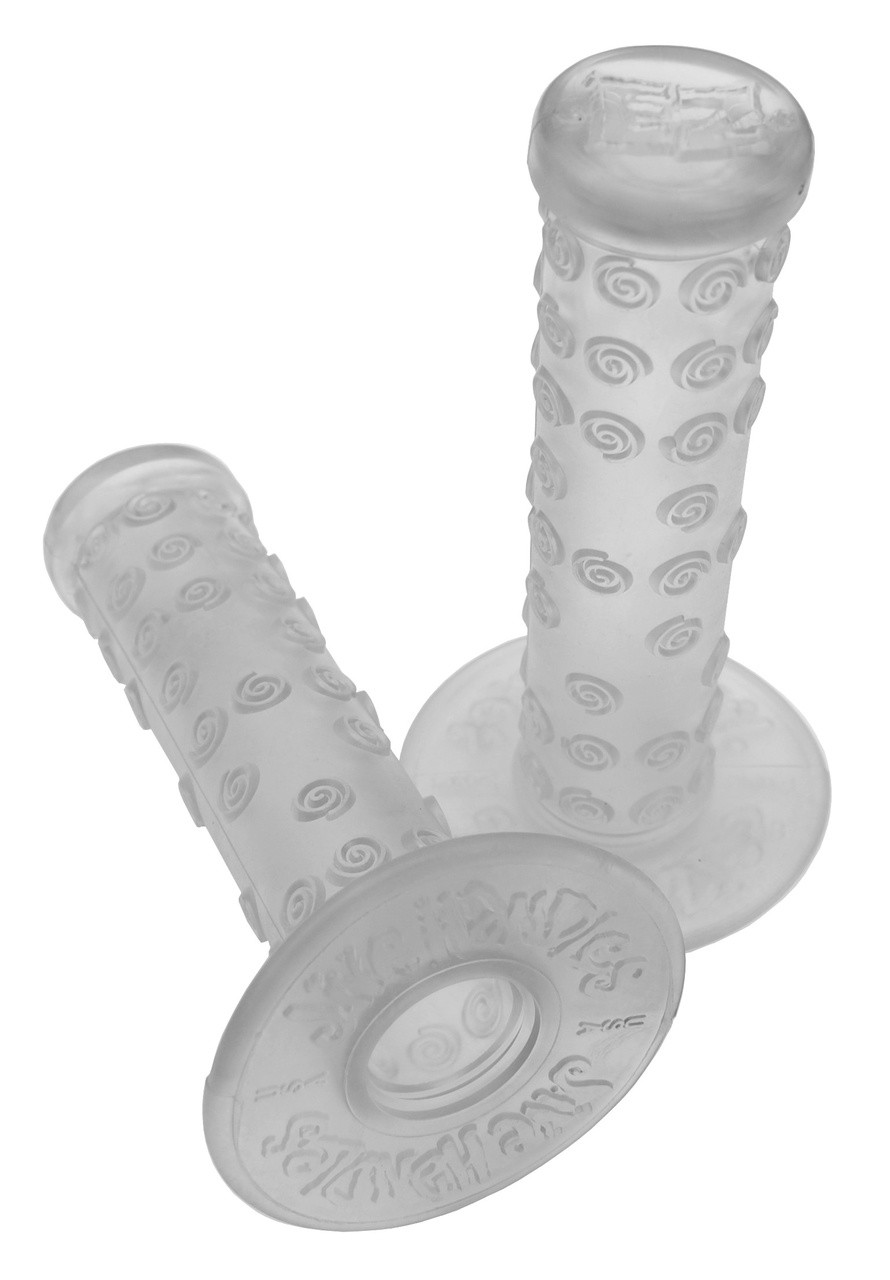 EZ Jive Handles old school BMX bicycle grips – CLEAR – NOS!