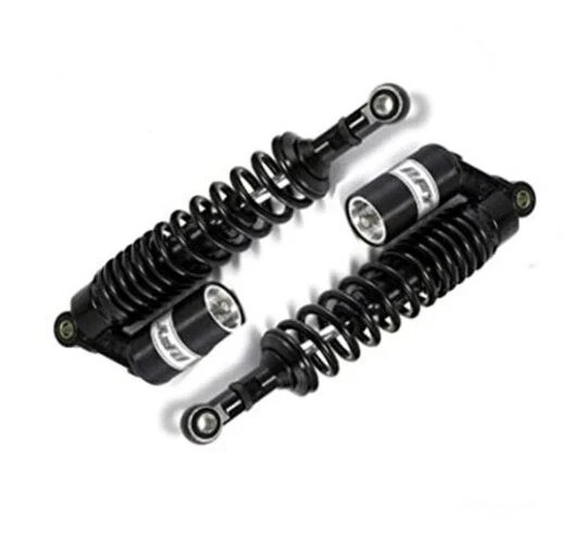 360mm 14.17 inch 7mm Spring Universal Motorcycle Air Shock Absorber Rear Black