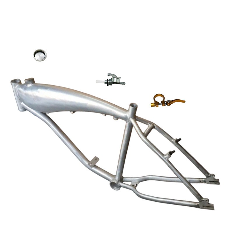 Fuel Tank Frame Integrated 26″ Bicycle with 0.6 Gallon 2.7L Gas Frame Motor Bike