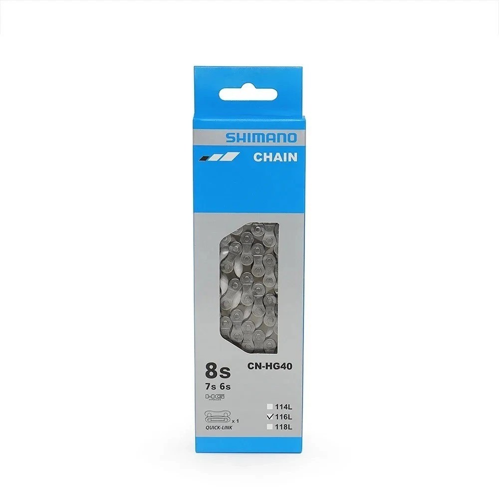 Shimano CN-HC40 6 7 8 Speed Bicycle Chain 116 Links Road MTB Hybrid HG40 New-USA