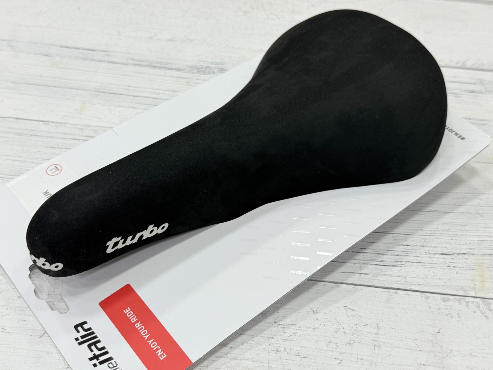 Selle Italia Turbo 1980 Nubuk Leather FeC Alloy Rail 146 x 275mm Saddle (Black)