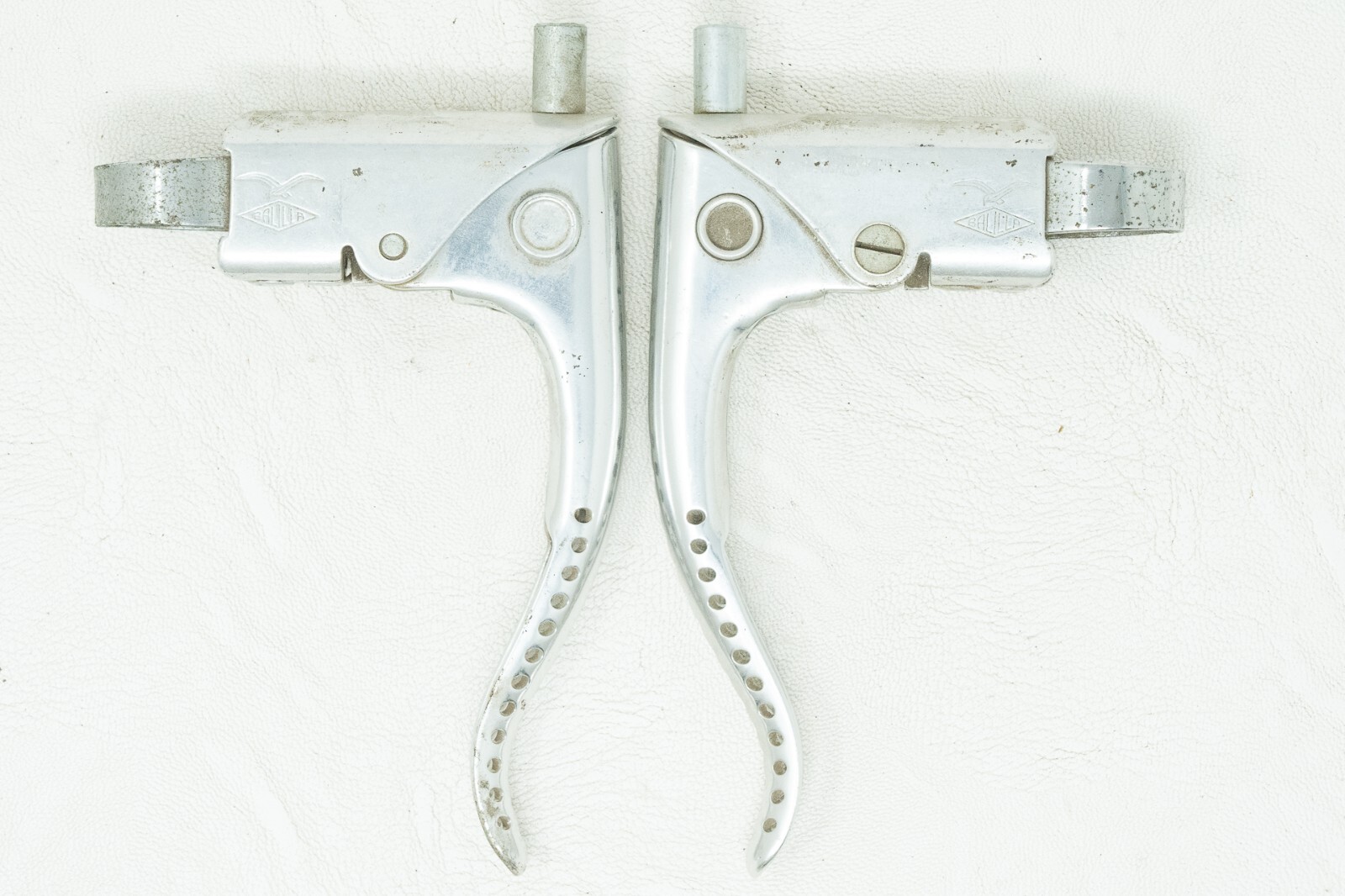 NOS GALLI CRITERIUM BALILLA BRAKE LEVERS VINTAGE ROAD RACING BICYCLE DRILLED