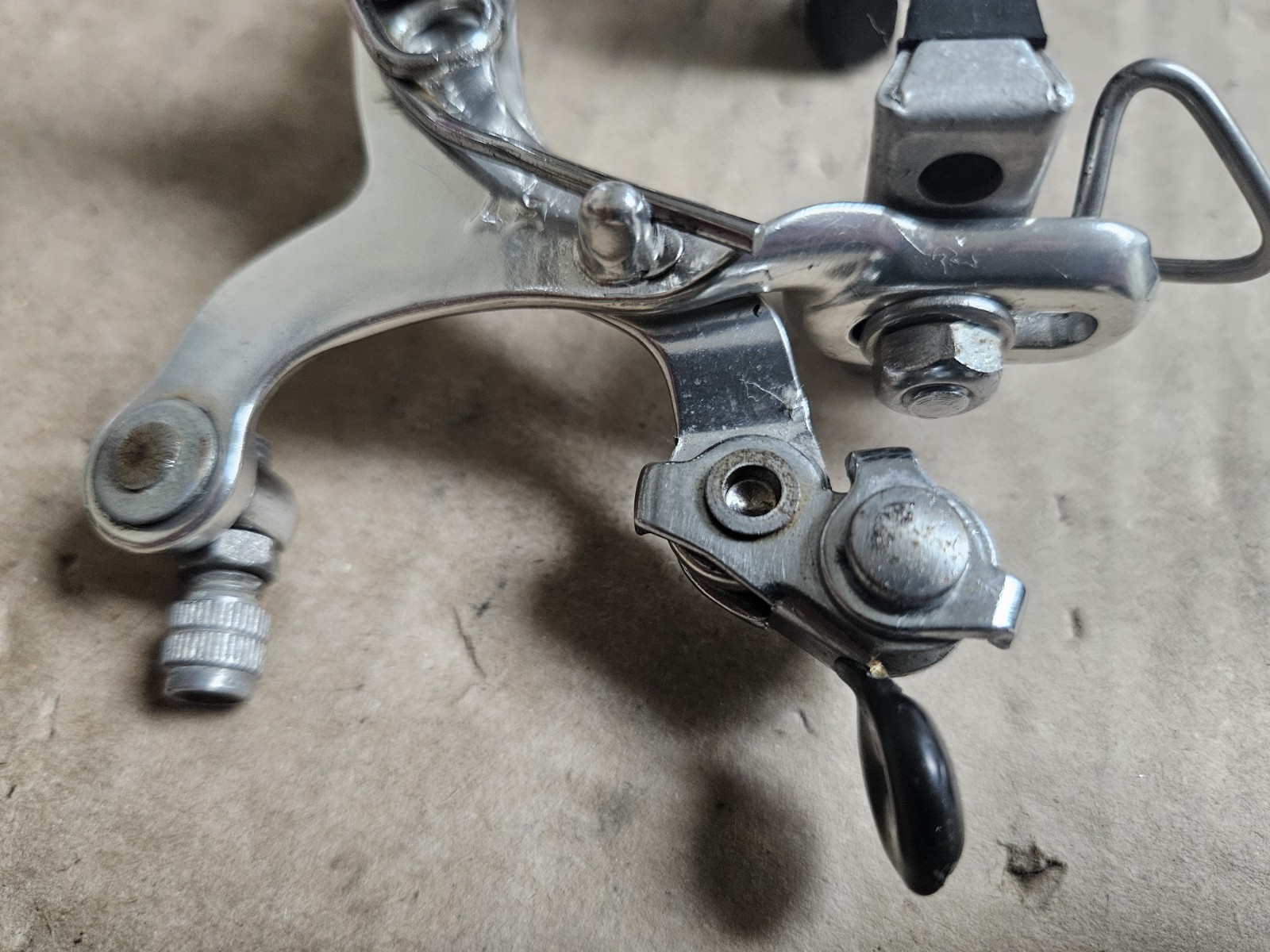 Vintage Shimano 600EX BR-6200 Arabesque Caliper Brakeset, single pivot, nutted