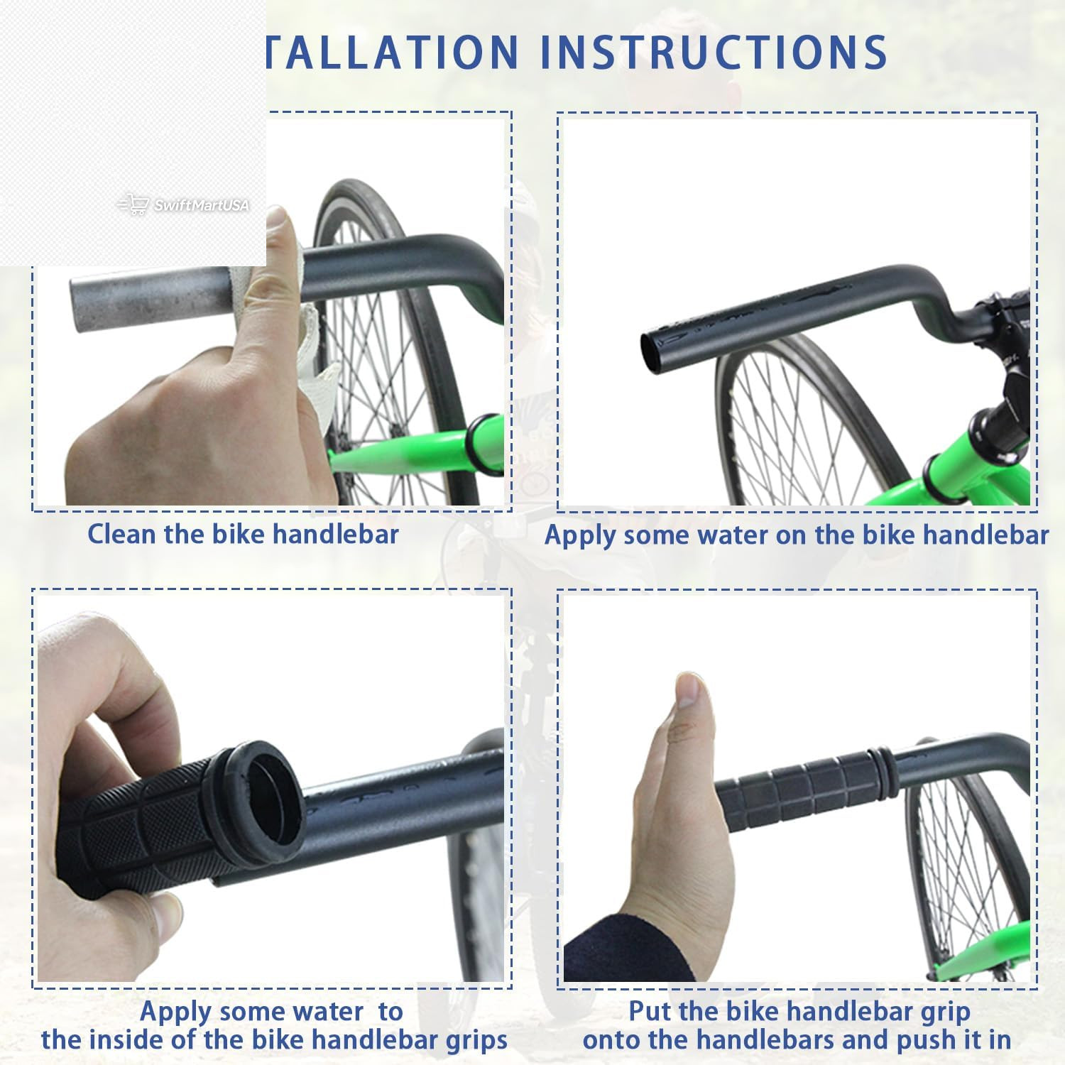 Kids Bike Handlebar Grips with Tassel Streamers Girls Boys Bicycle Scooter BMX
