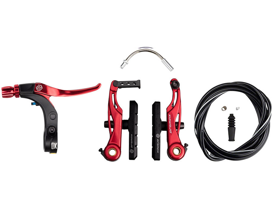Promax P-1 Click Mini V-Brake Kit 85mm Red