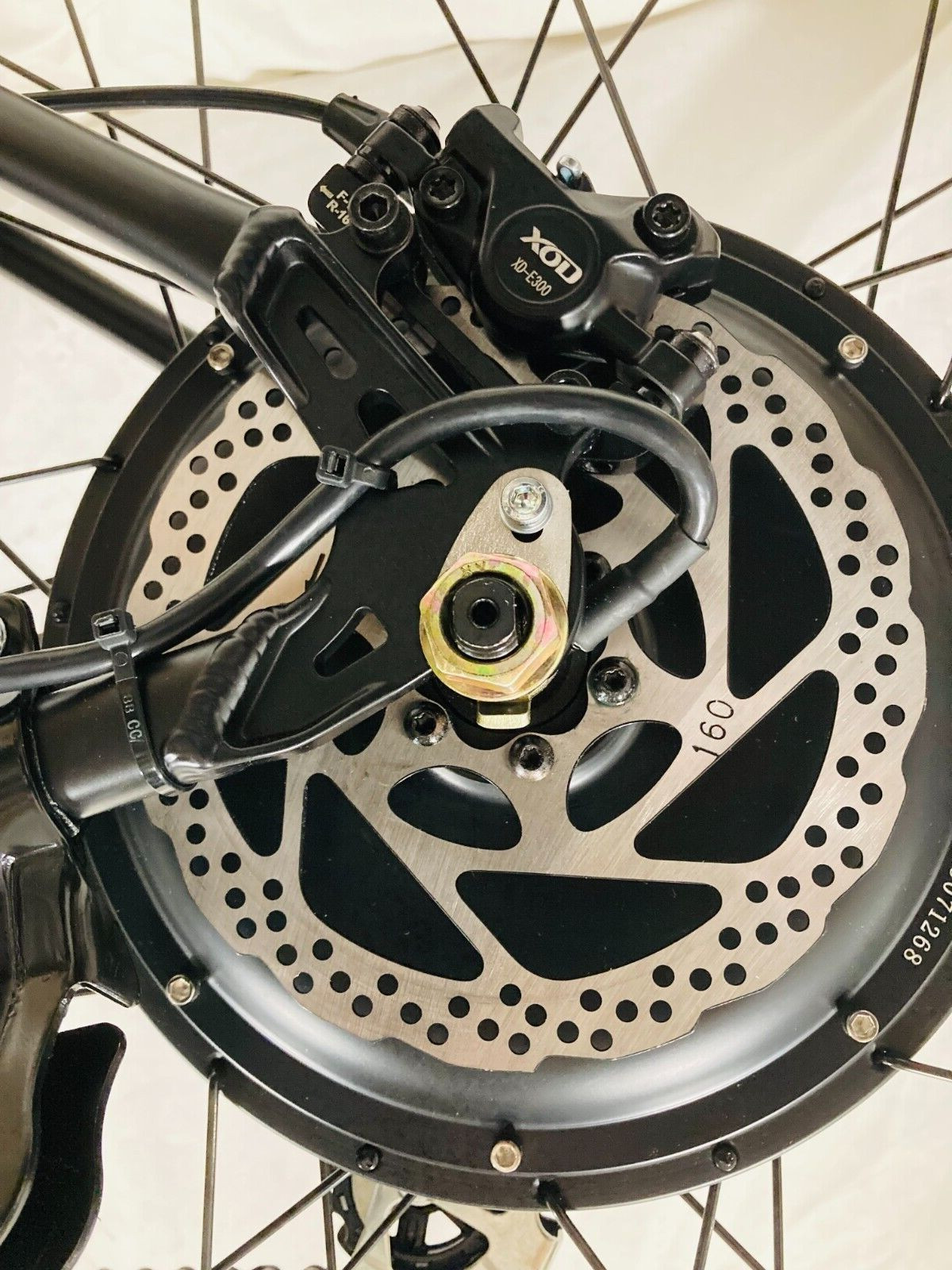 Torque Arm for e-bike Heavy-Duty 5mm Thick Stainless Steel, 14x10mm, Carrera etc