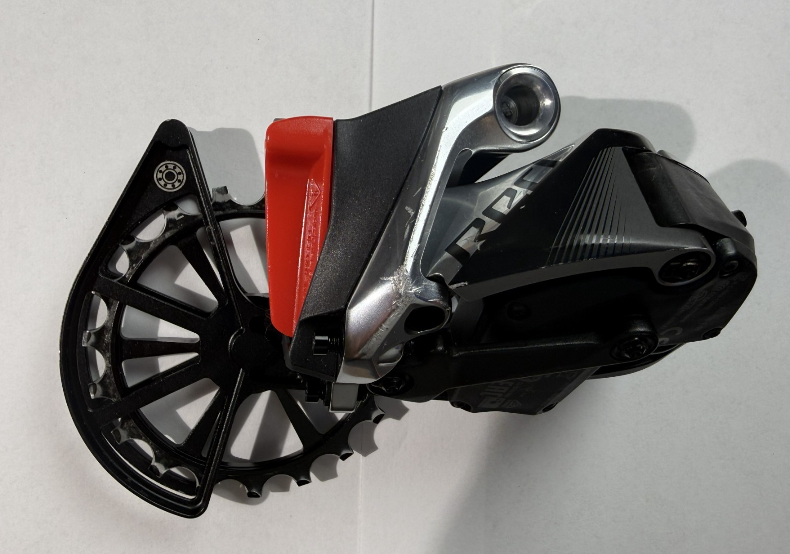 SRAM Red AXS eTap D1 Electronic 12-Spd Rear Derailleur & Black Kogel Kolossos