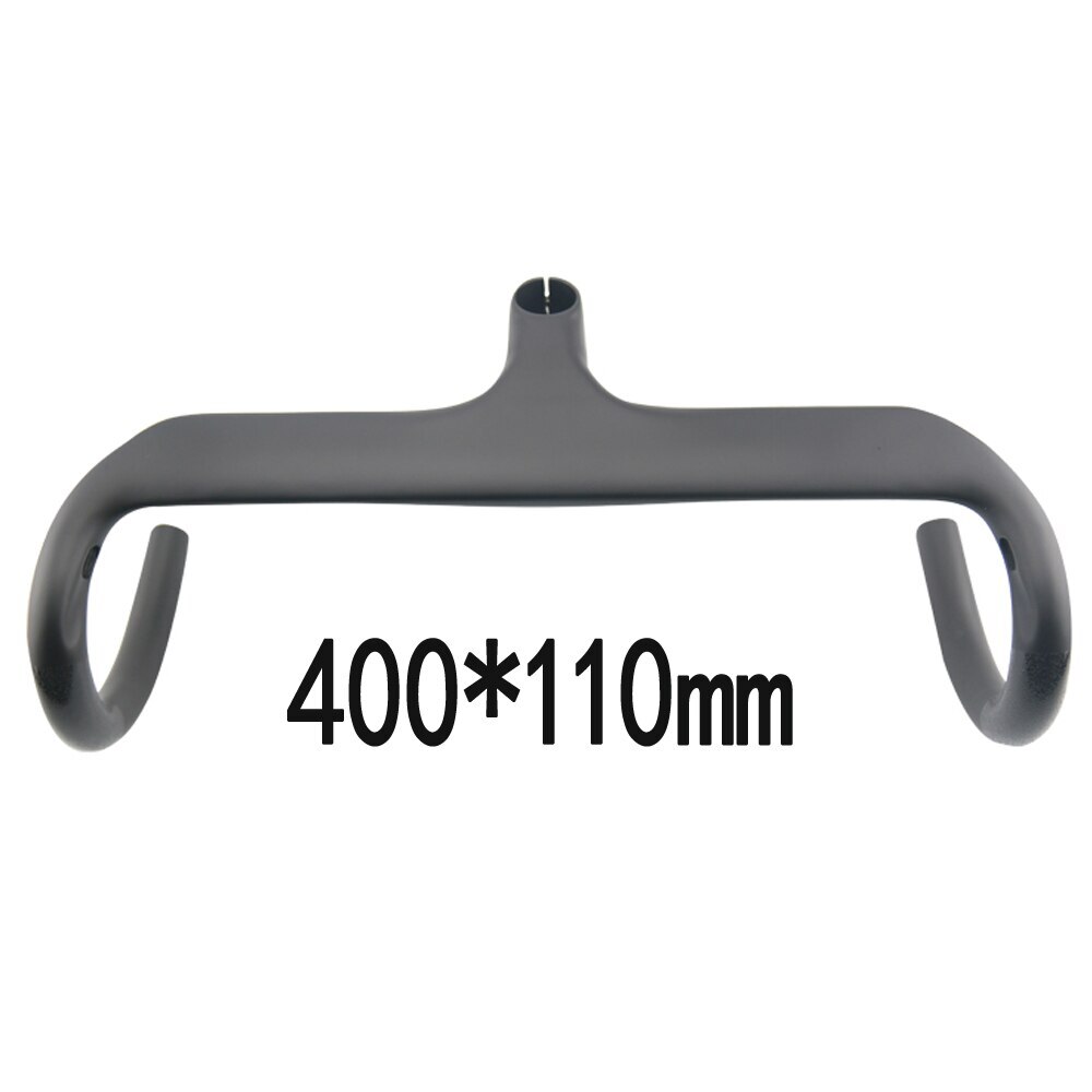 400/420/440mm Carbon Fiber Road Racing Bike Integrated Handlebar Drop 125mm