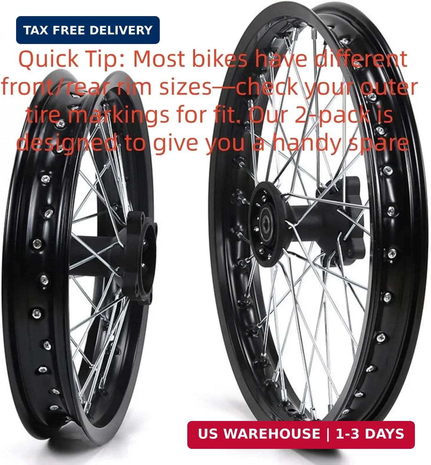 Motorcycle Rim Tape Heavy Duty Rubber 16 17 18 19 21 Inch Wheel Protect Tube Ban