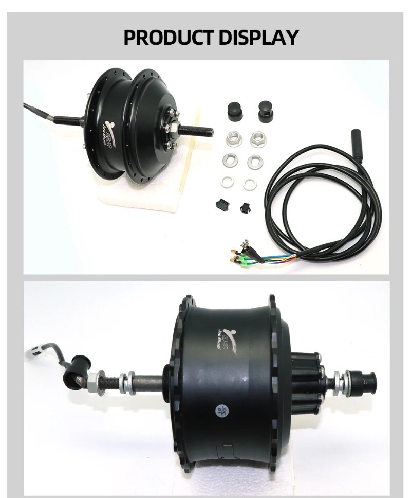 20 24 26» Snow Electric Bike Conversion Kit 48V 1000W Fat Tire Rear Hub Motor