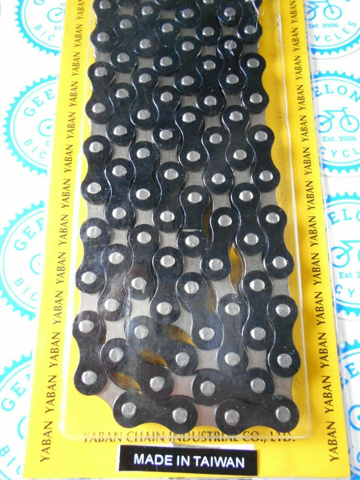 BMX Chain Colour Black Red Blue Pink Green Purple White or Chrome Old School