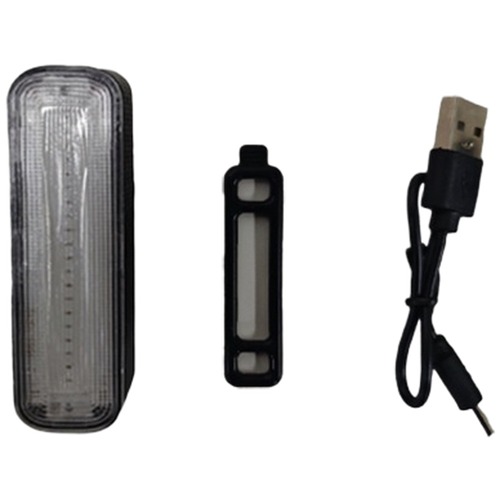 Bike Tail Light USB Rechargeable with Rubber Strap for Bicycle For Night Use