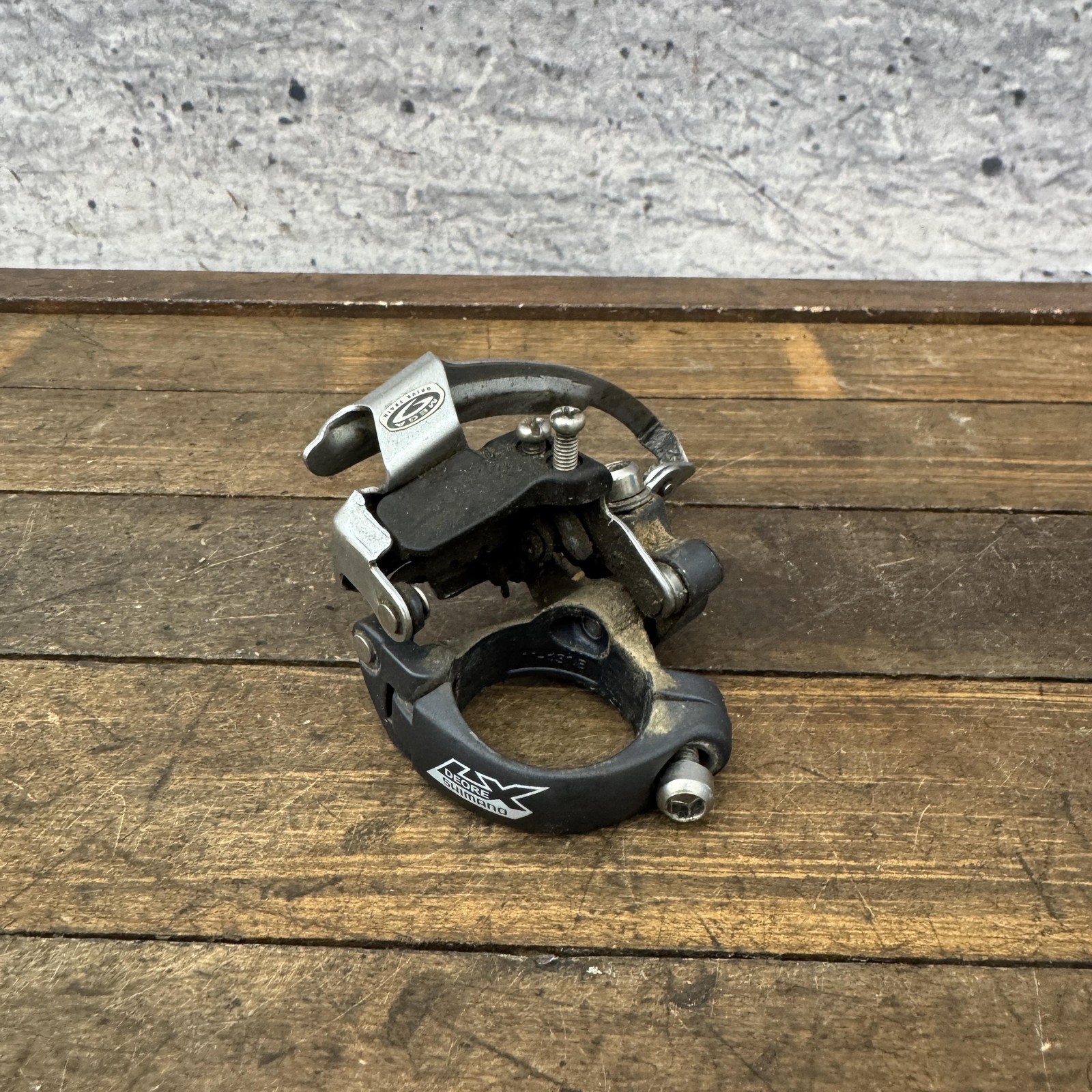 Shimano Deore LX Front Derailleur Clamp On 31.8 Triple Bottom Pull Japan 120g