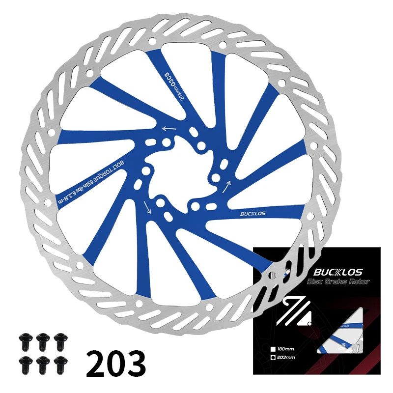 Bike Disc Brake Rotor 140Mm 160Mm 180Mm 203Mm Bicycle Hydraulic Brakes Rotor Hea