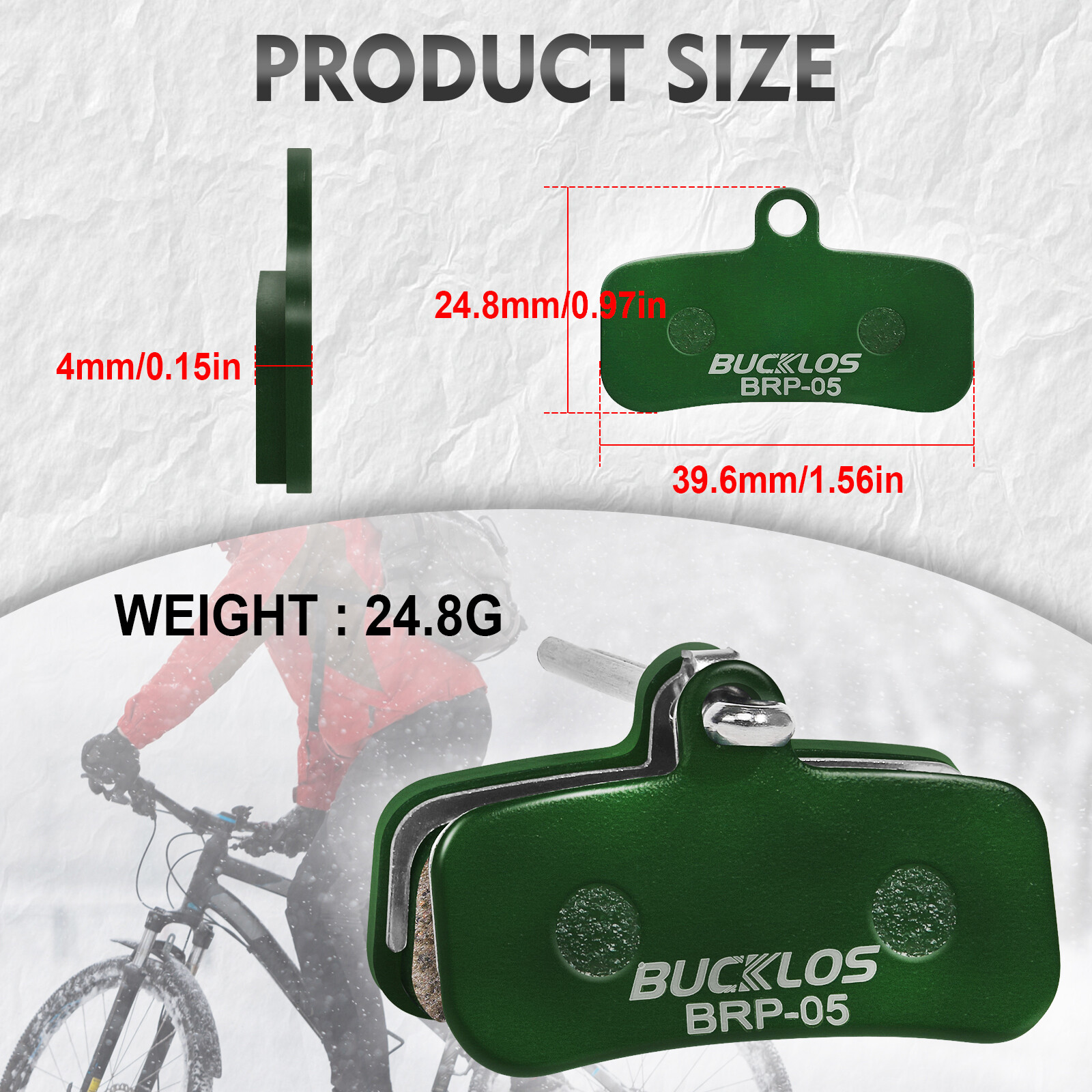 Disc Brake Pads 4 Piston Ceramic For Shimano D02S/D03S/N03A M7120 MTB Road Bike