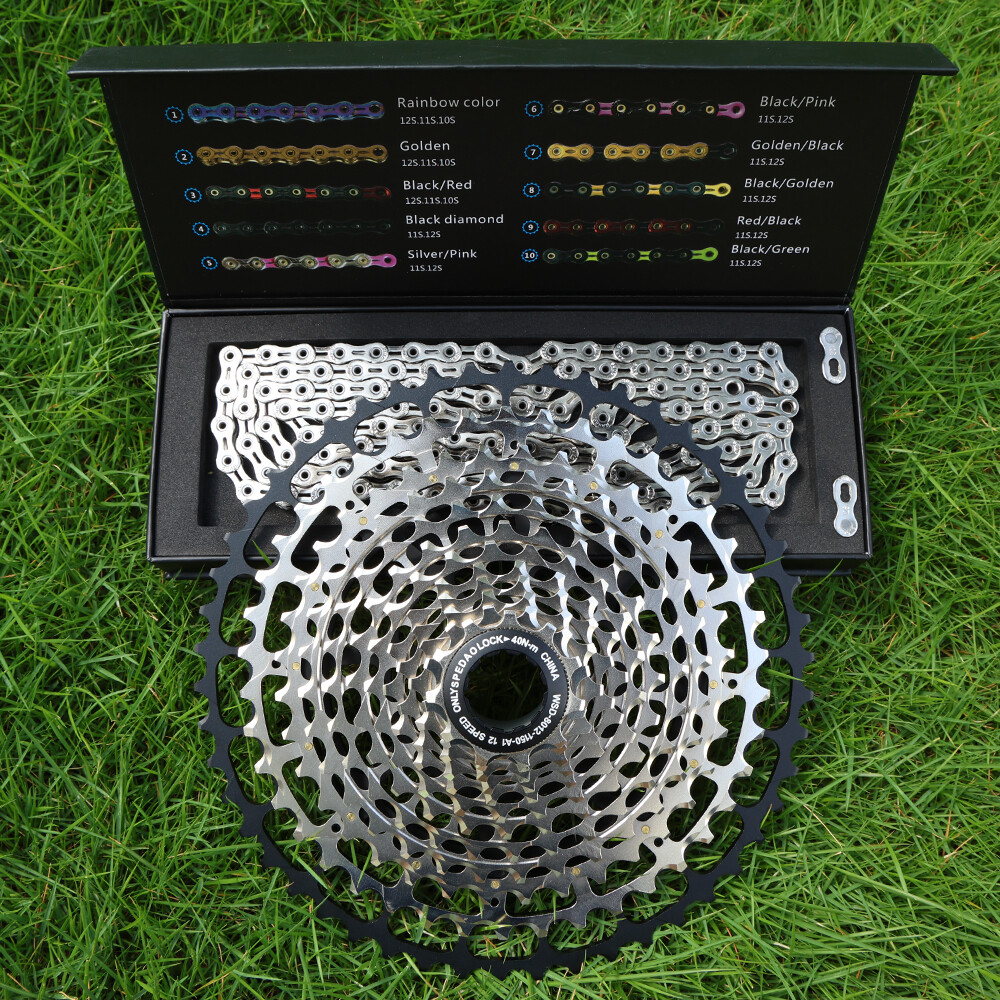 12s Mountain Bicycle Cassette 11-50T MTB Bike Freewheel Chain For Shinamo HG