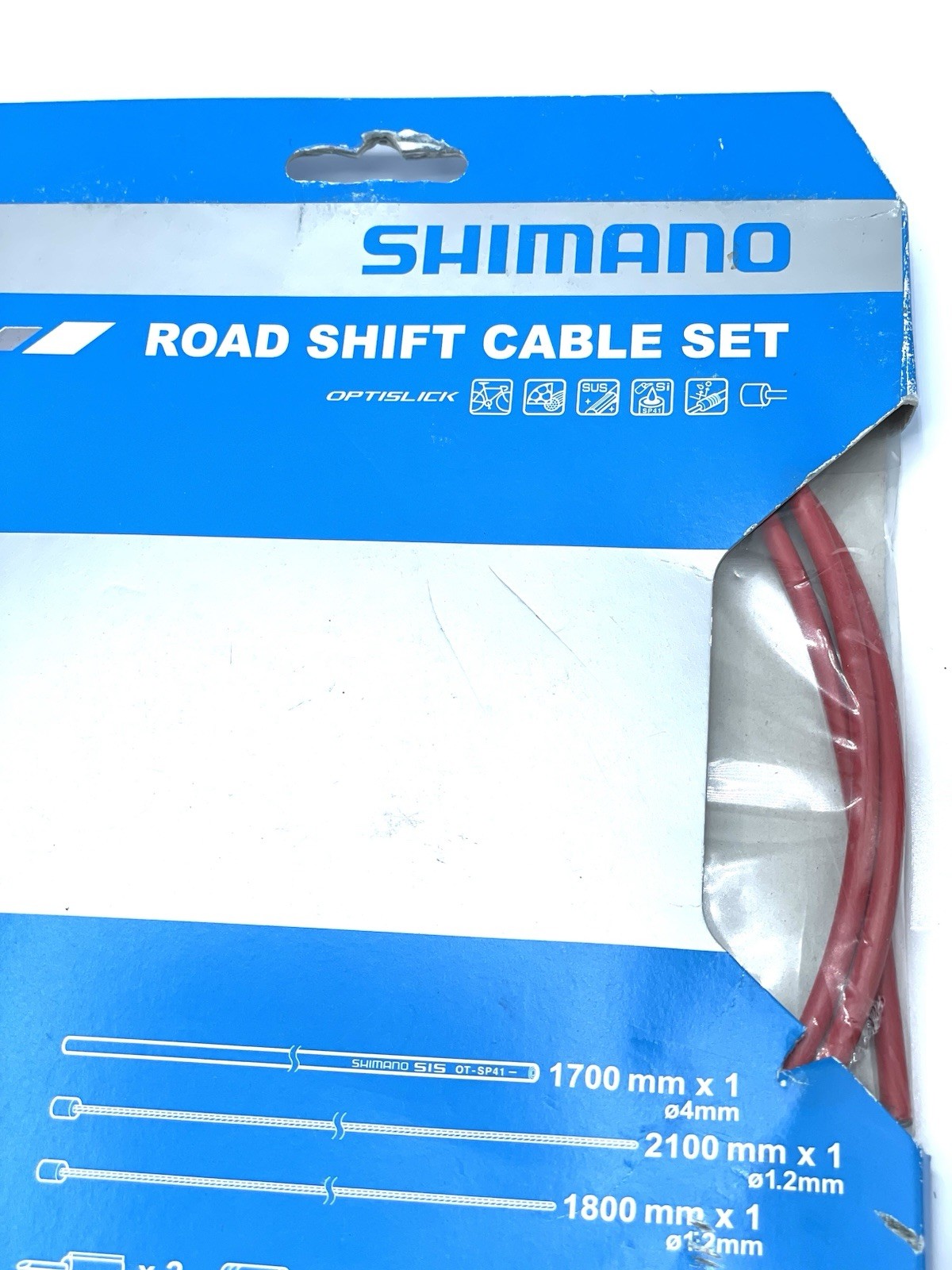 Shimano Road Optislick Shift Cable Set – Red