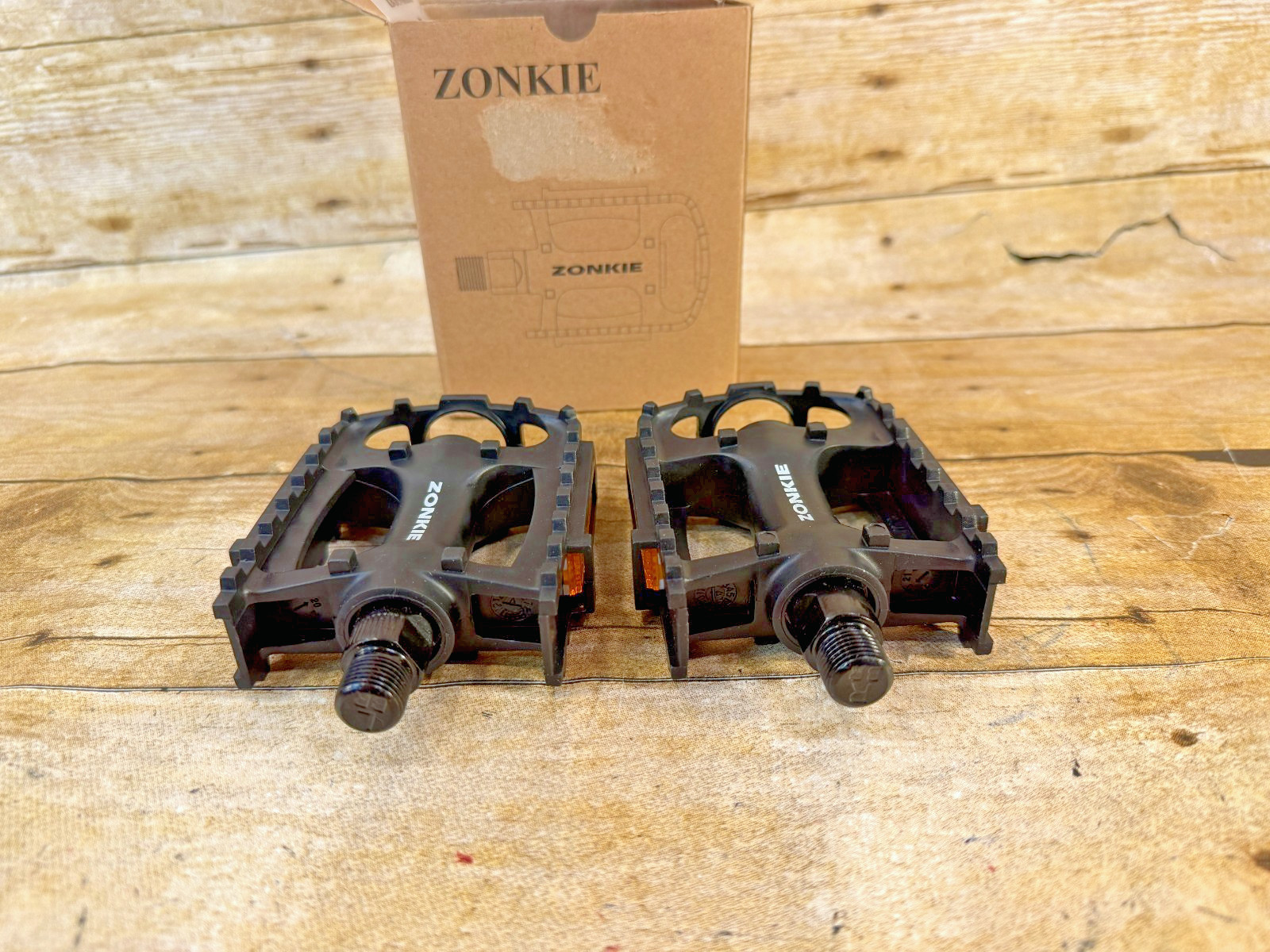 Zonkie Bicycle Bike Pedals Model ZK-FPD99B MTB ROAD Resin (QTY 1 PAIR) ⭐️NEW⭐️