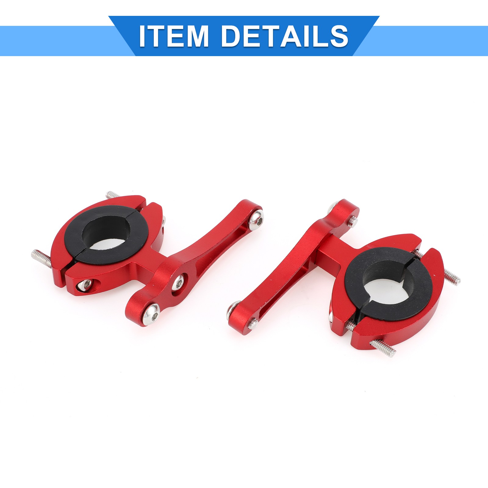 2 Set Bicycle Bottle Cage Bike Water Bottle Carrier Universal Aluminum Alloy Red