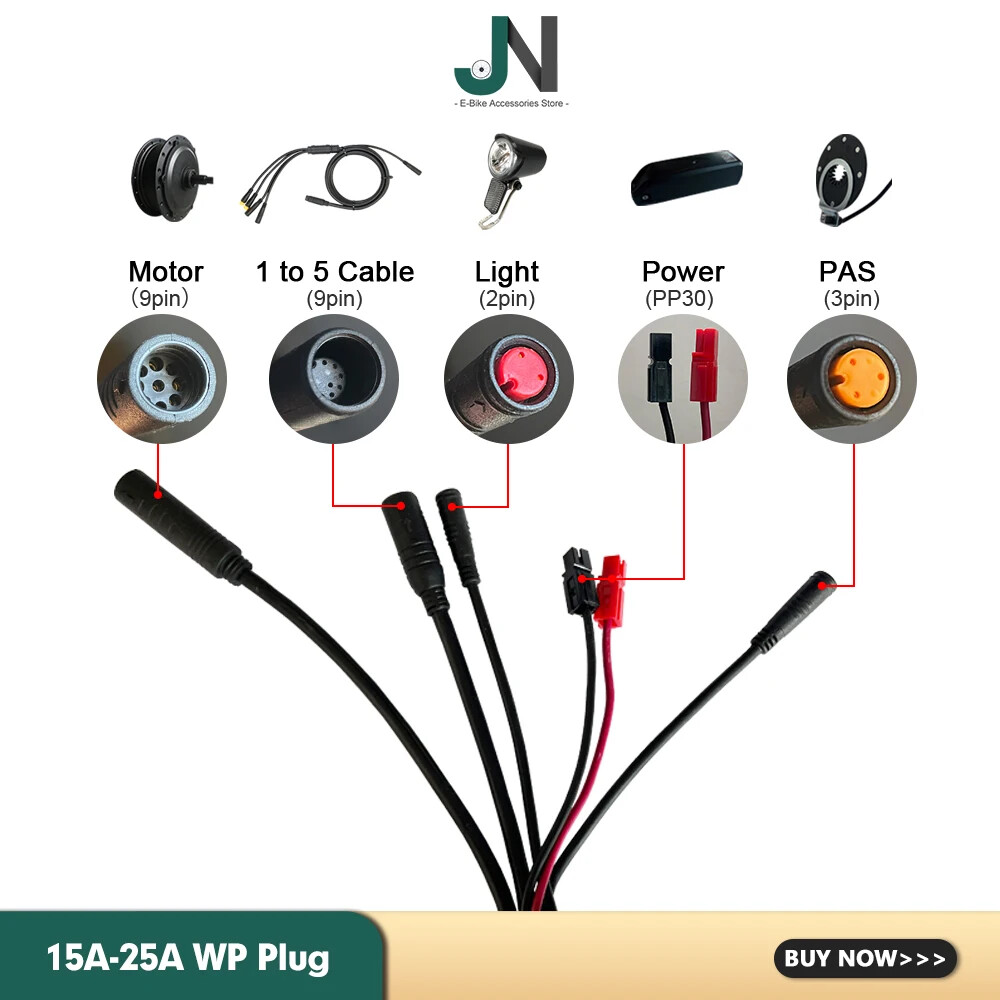 36V 48V 250W 350W 500W 750W 1000W 1500W Ebike Controller with SM WP Connector Us