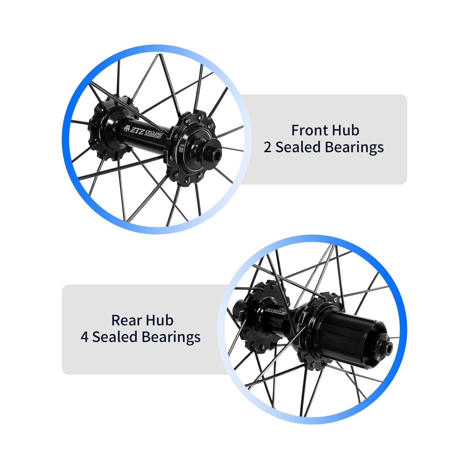 ZTZ 700C Road Bike Wheelset, Ultralight Aluminum Alloy 30mm Road Bike Wheel, …