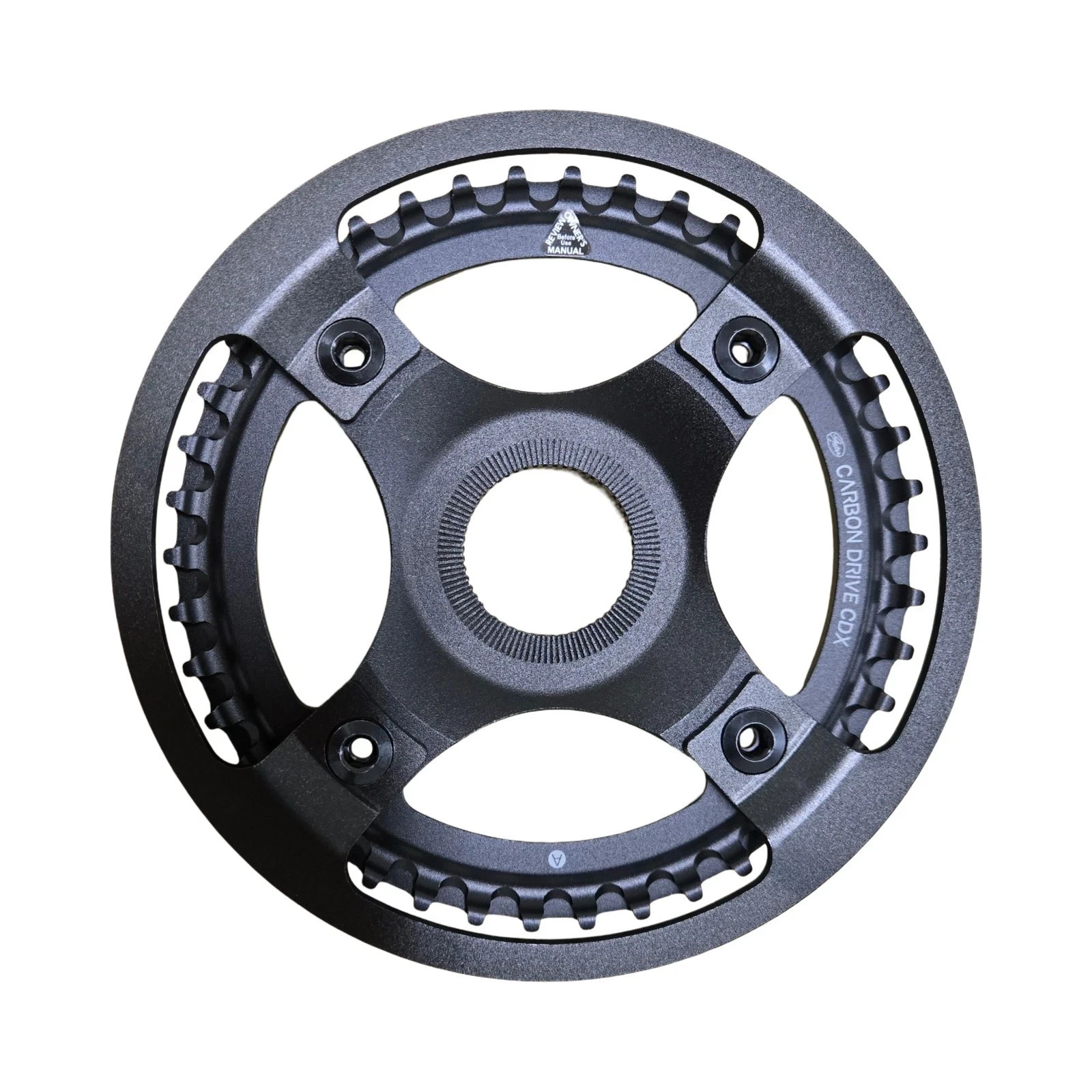 Gates Carbon CDX Drive 42T 4 Bolt Shimano Steps Belt Drive Cog Ring Alloy Black
