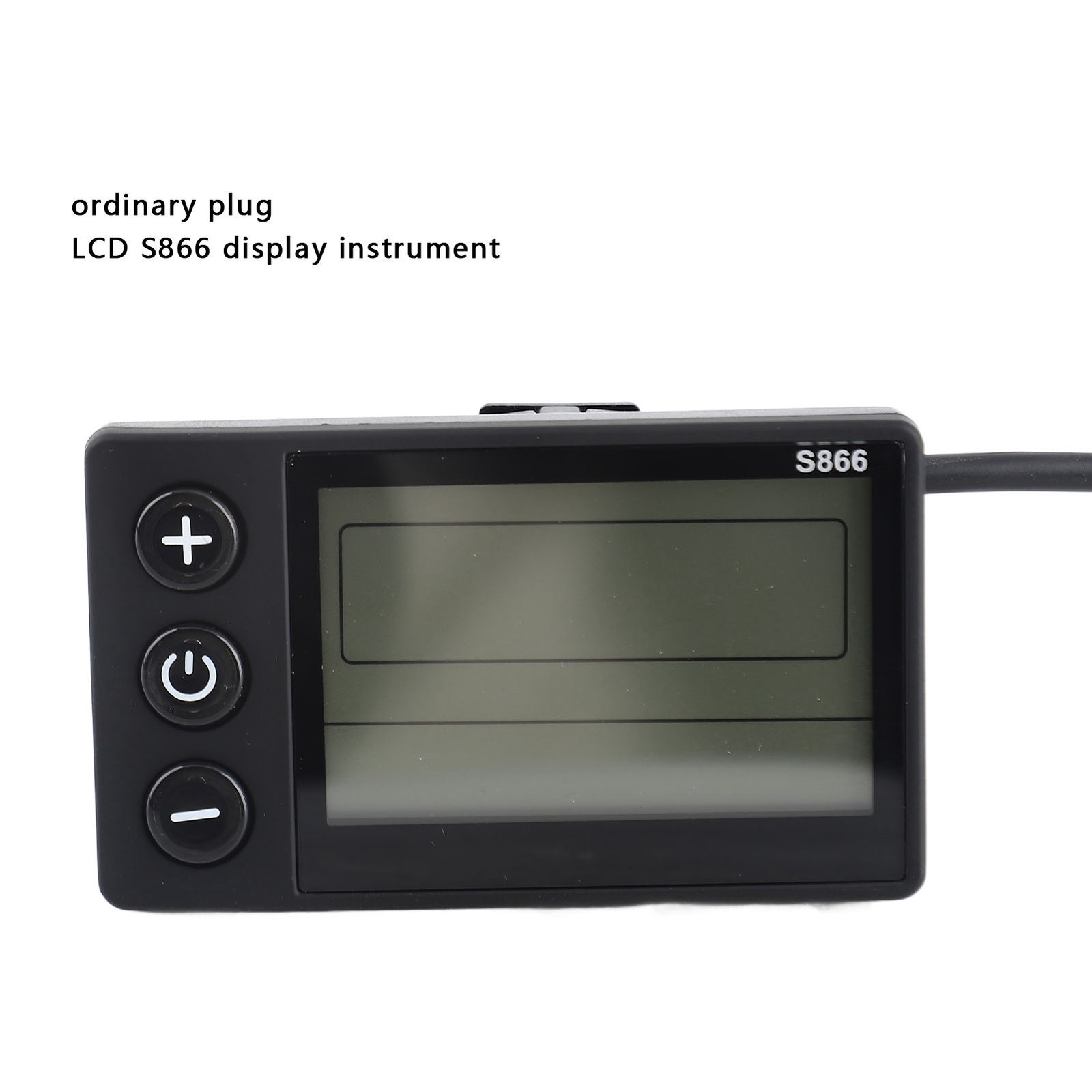 S866 Electric Bike LCD Display Meter Clear Night Visible Backlight Panel