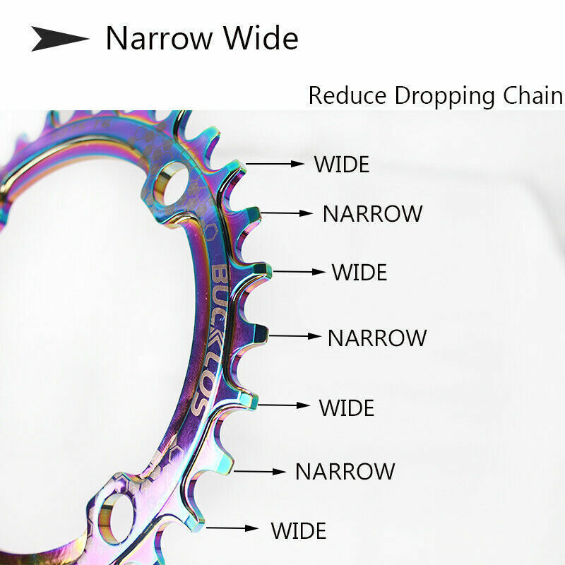 104BCD Bicycle Chainring 30-42T Narrow Wide Cycling Tooth MTB Fit Shimano/SRAM